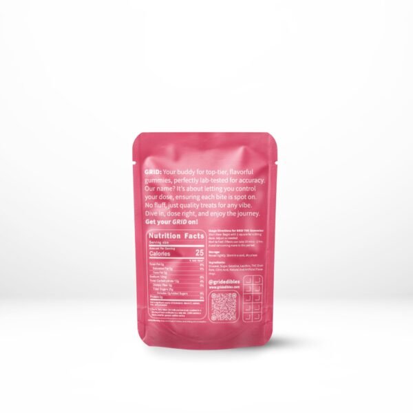 GRID – Watermelon 500mg THC Gummies - Image 2