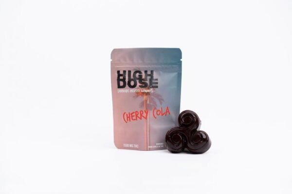 High Dose 500mg THC Gummy – Cherry Cola