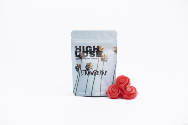 High Dose 1000mg THC Gummy – Strawberry