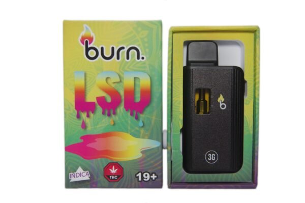 Burn 3mL Disposable Vapes – LSD THC Distillate