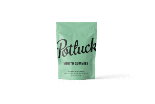 Potluck Edibles 200mg 1:1 THC/CBD Gummies – Mojito