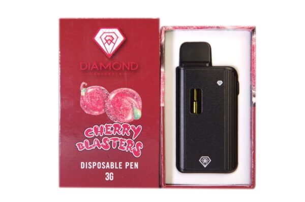 Diamond Concentrates Disposable 3 GRAM Vape Pen – Cherry Blasters THC Distillate