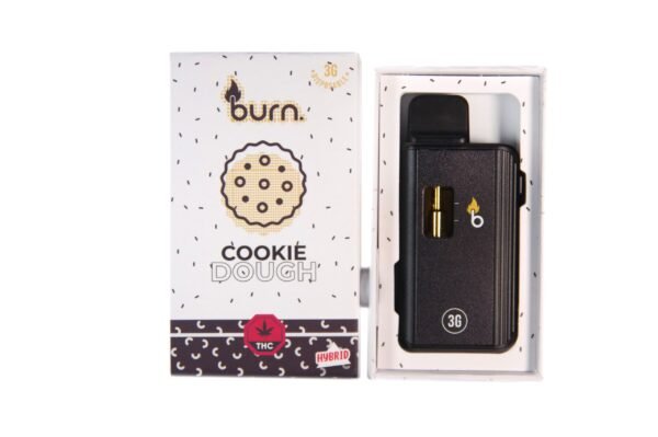 Burn 3mL Disposable Vapes – Cookie Dough THC Distillate