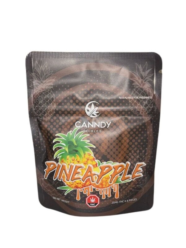 Canndy Edibles (200mg) THC Gummies – Pineapple