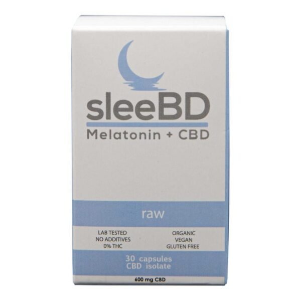 SleeBD CBD Capsules – Raw - Image 2