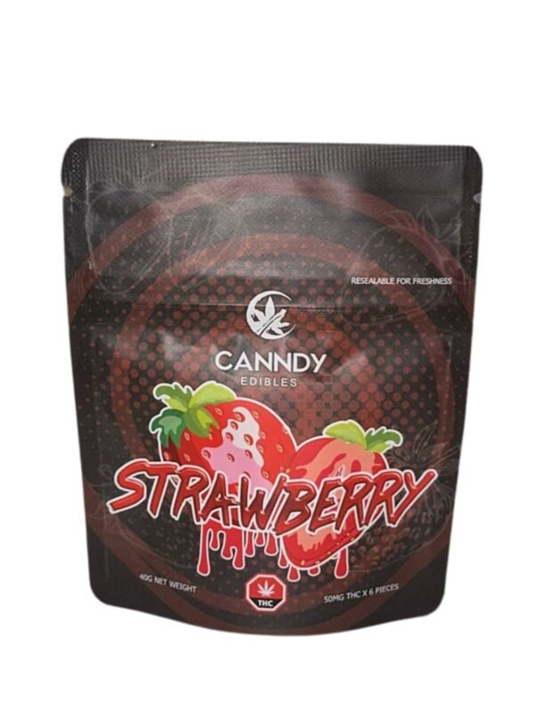 Canndy Edibles (300mg) THC Gummies – Strawberry