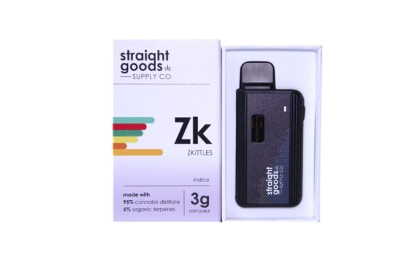 Straight Goods Supply Co. 3 Gram Disposable Vapes – Zkittles THC Distillate
